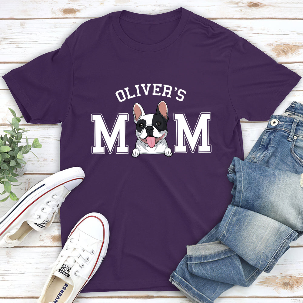 Custom Photo Christmas & Birthday Keepsake Gift • Dog Dad/Mom Basic - Personalized Unisex T-shirt