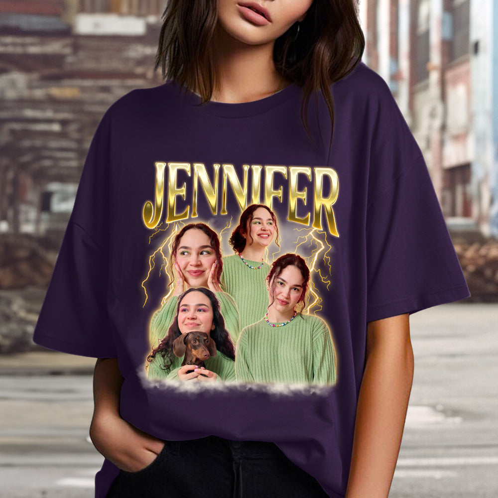 Custom Photo Christmas Anniversary Keepsake Gifts For Wife • Photo Wife, Girl Friend - Couple Personalized Unisex T-shirt