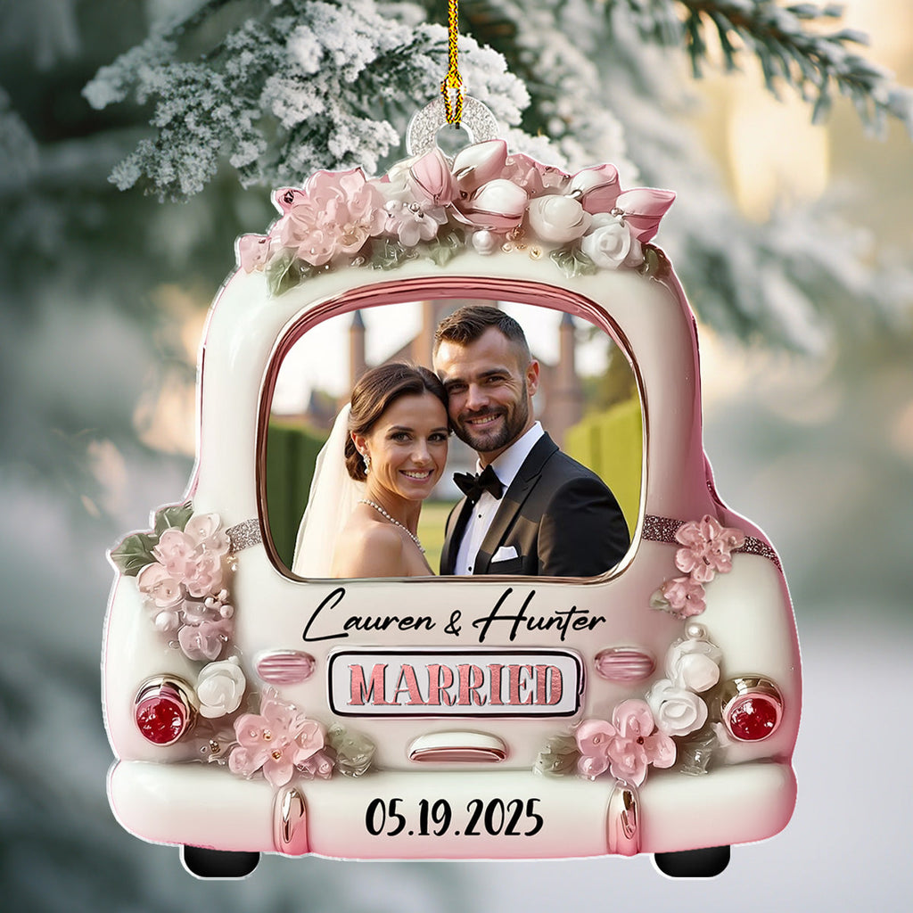 Custom Photo Keepsake Christmas Ornament • Run To You - Personalized Acrylic Ornament