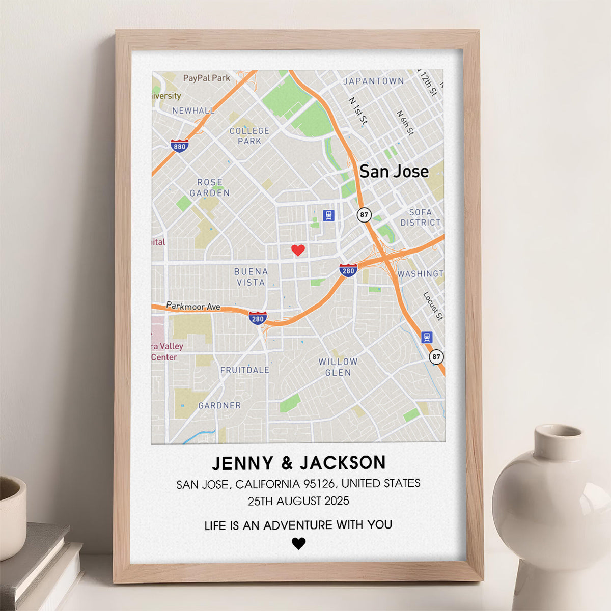 Life Is An Adventure With You - Personalized Poster