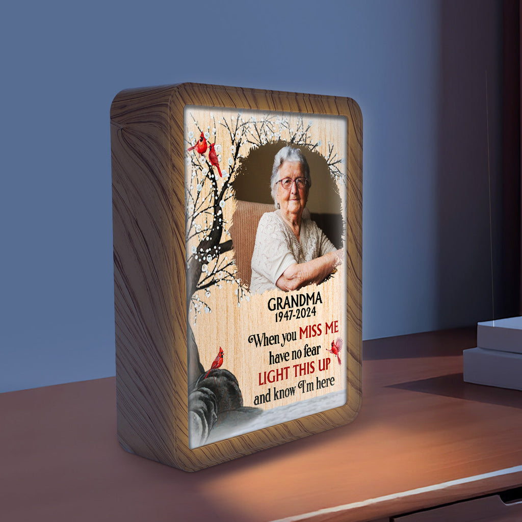 Light This Up And Know I Am Here - Personalized Magic Mirror