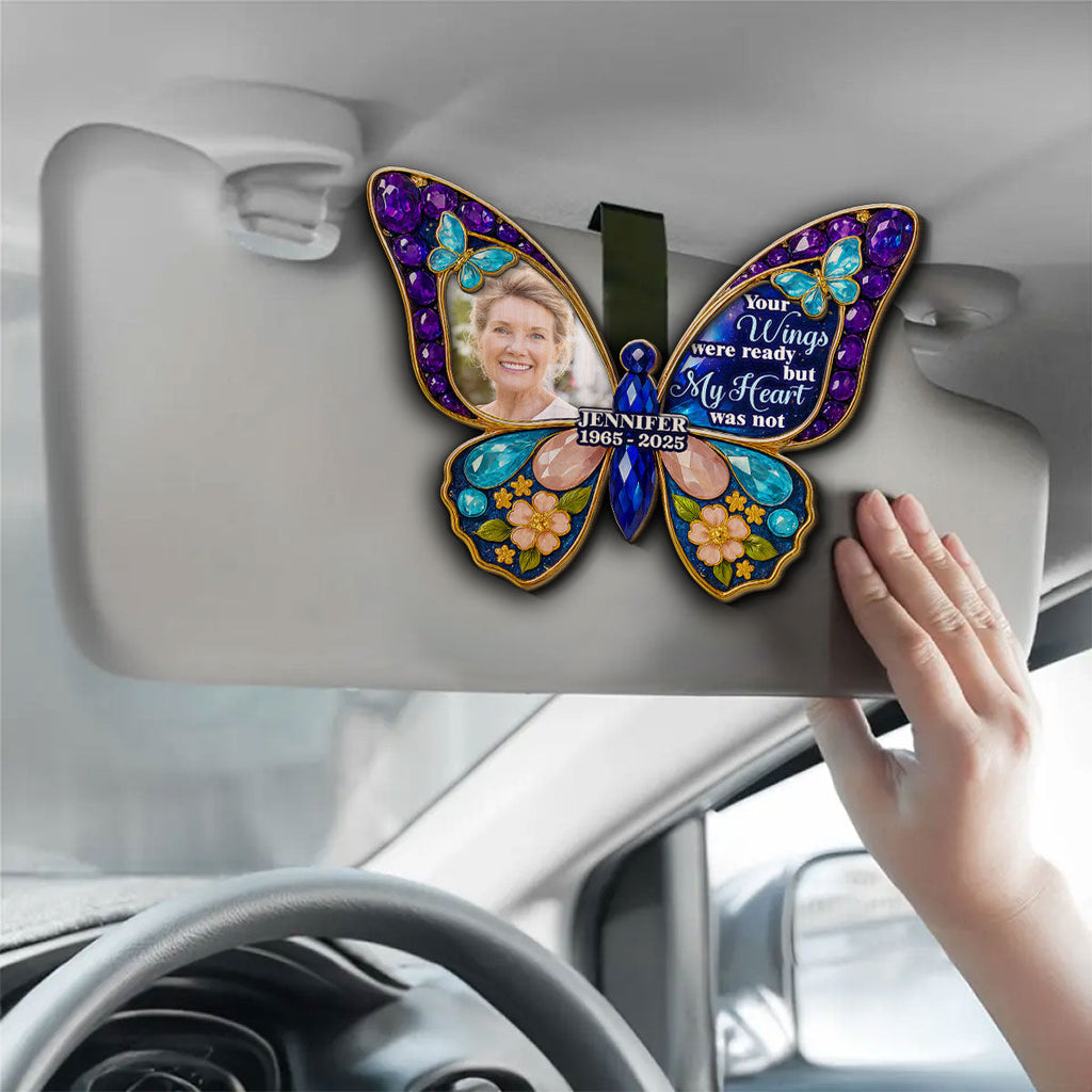 Hearts And Minds - Personalized Car Visor Clip
