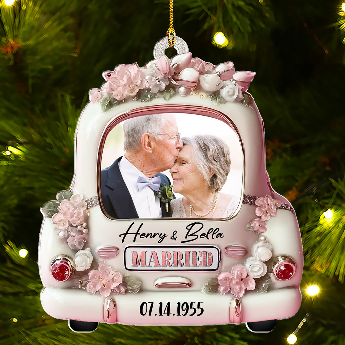 Custom Photo Keepsake Christmas Ornament • Run To You - Personalized Acrylic Ornament