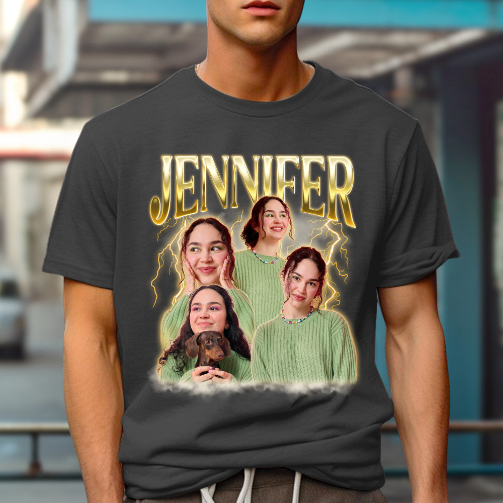 Custom Photo Christmas Anniversary Keepsake Gifts For Wife • Photo Wife, Girl Friend - Couple Personalized Unisex T-shirt