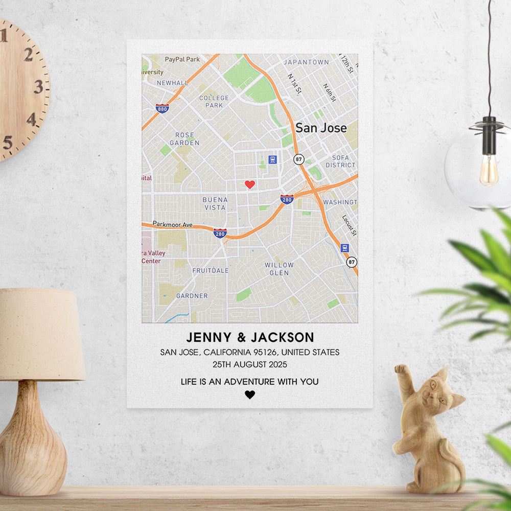 Life Is An Adventure With You - Personalized Poster