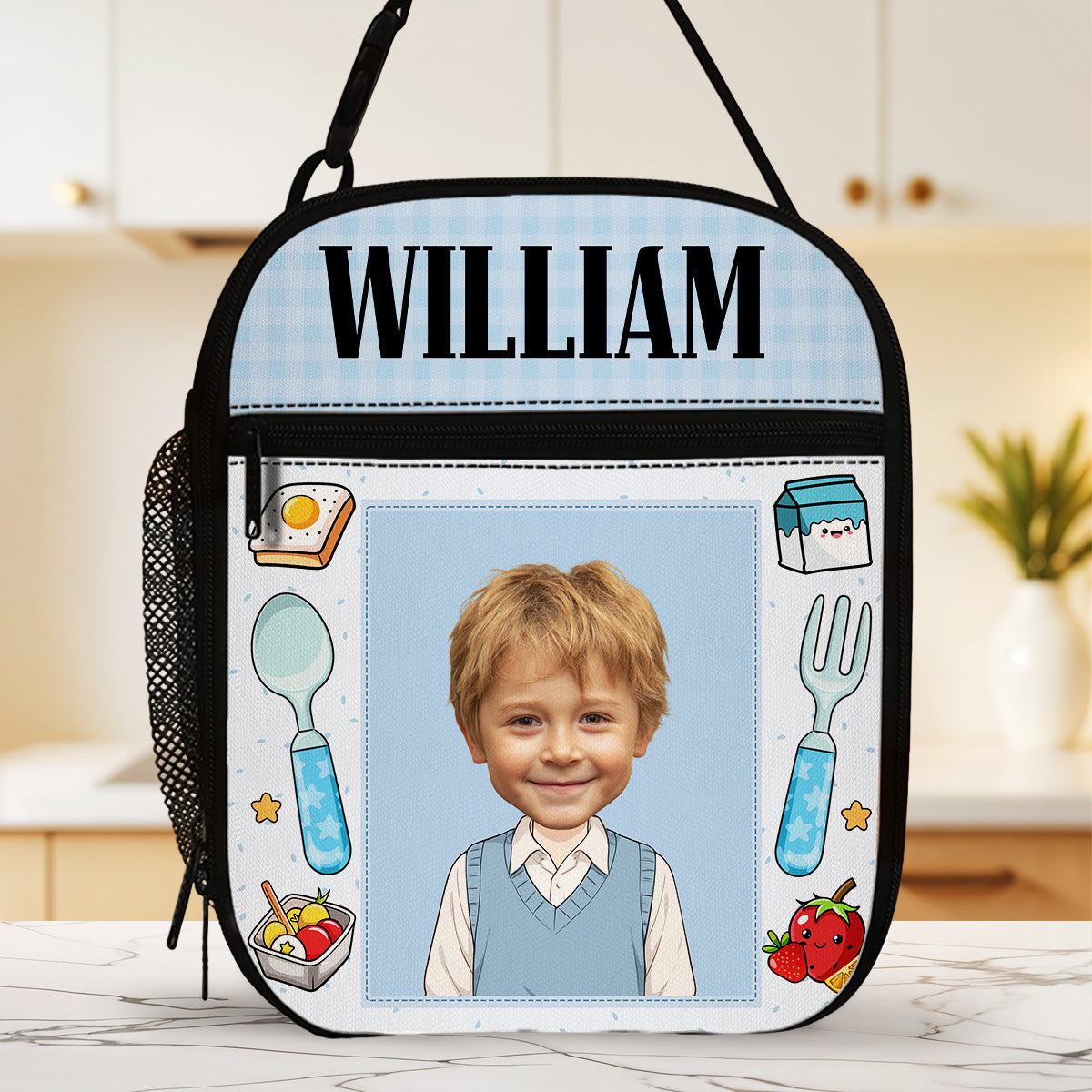 I Packed This With Love - Personalized Insulated Lunch Bag