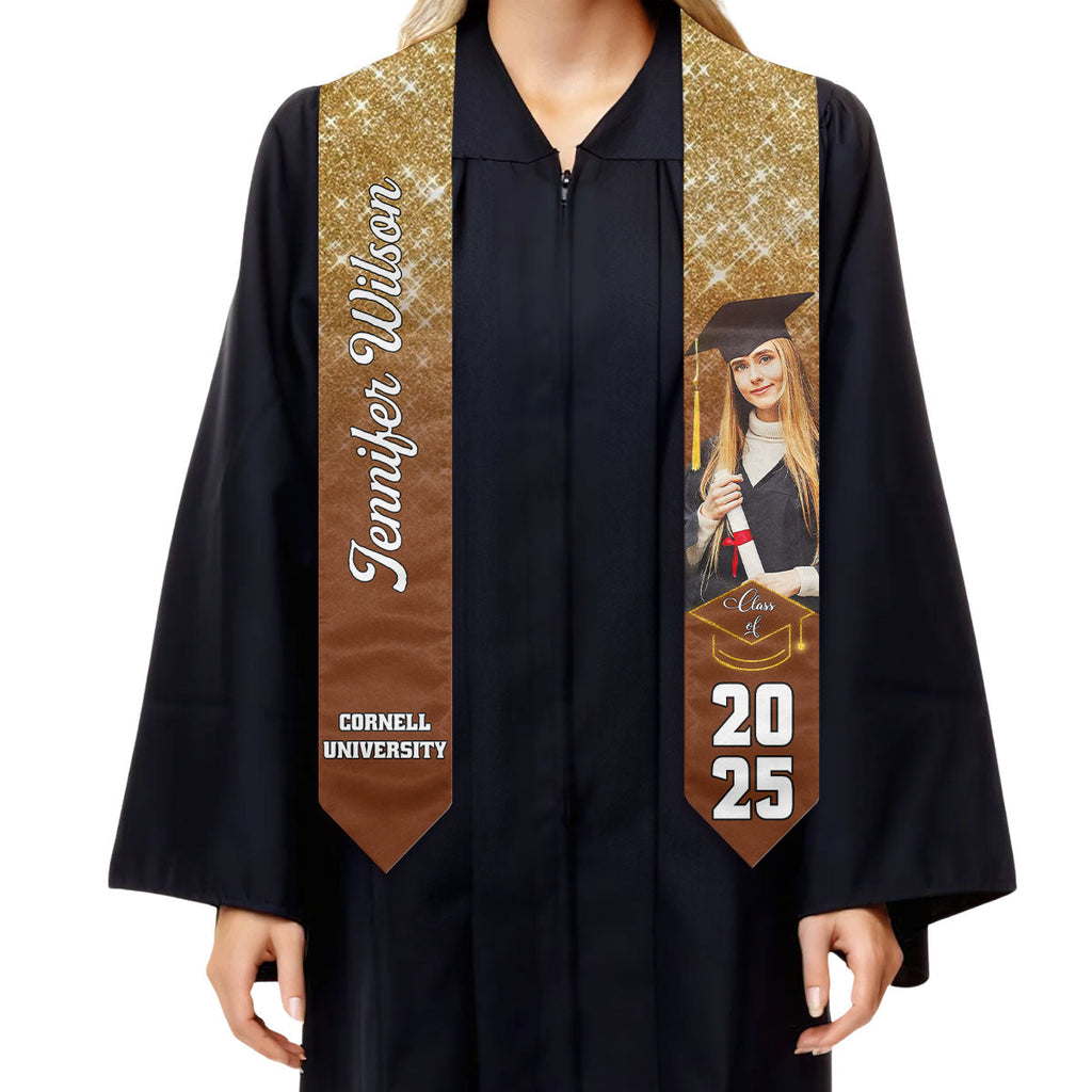 Happy Graduation 2025 - Personalized Graduation Stole