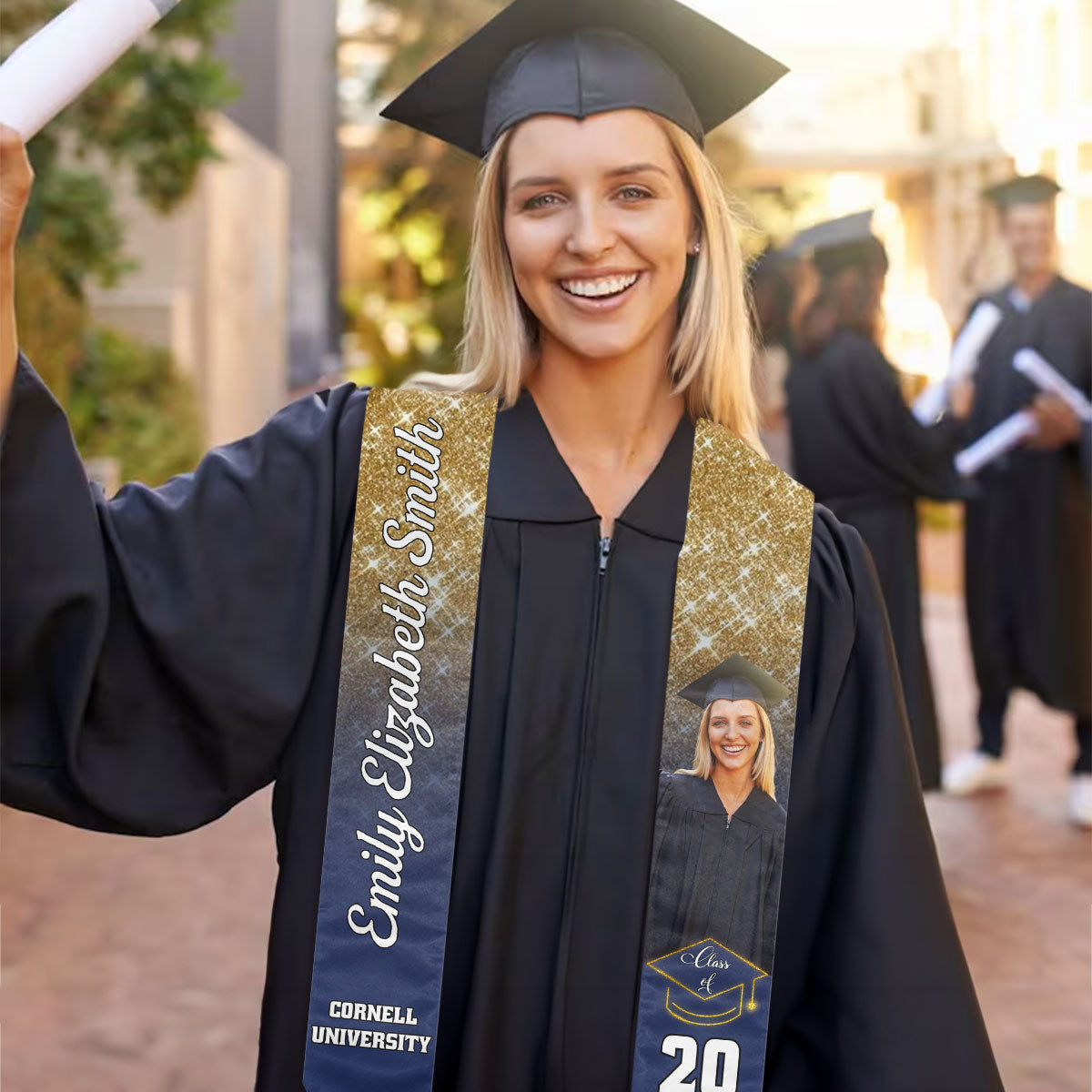 Happy Graduation 2025 - Personalized Graduation Stole