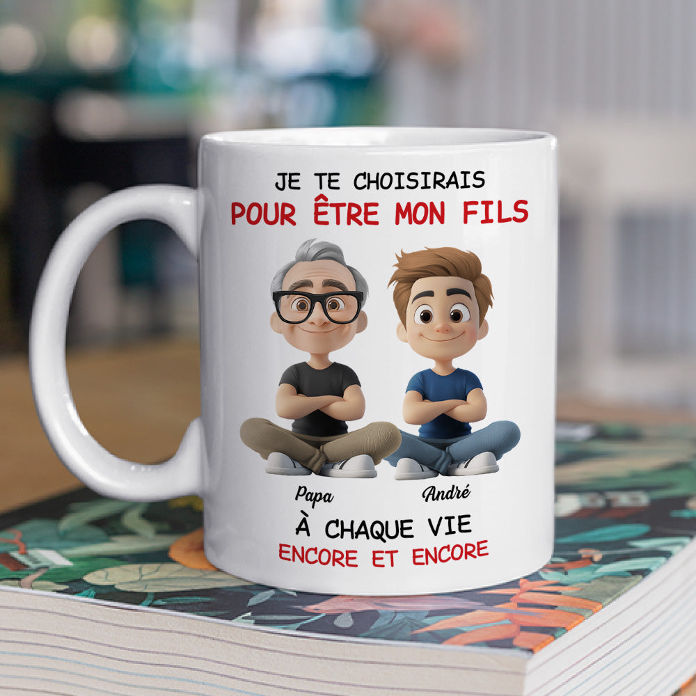 Custom Christmas & Birthday Gift for Son • Mug Personnalisé - Toujours Te Choisir 3
