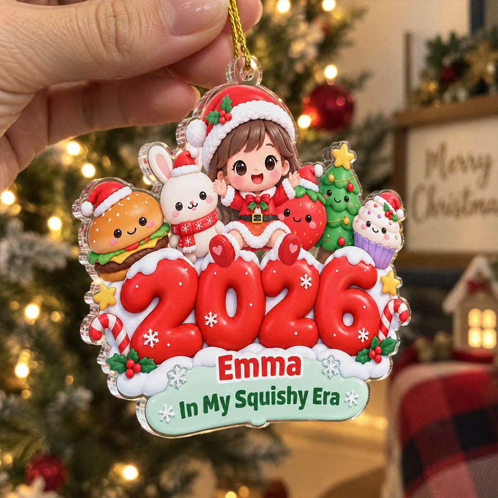 Custom Family Ornament, Christmas Gift for Family Members •  Our Little Blessings - Personalized Acrylic Ornament