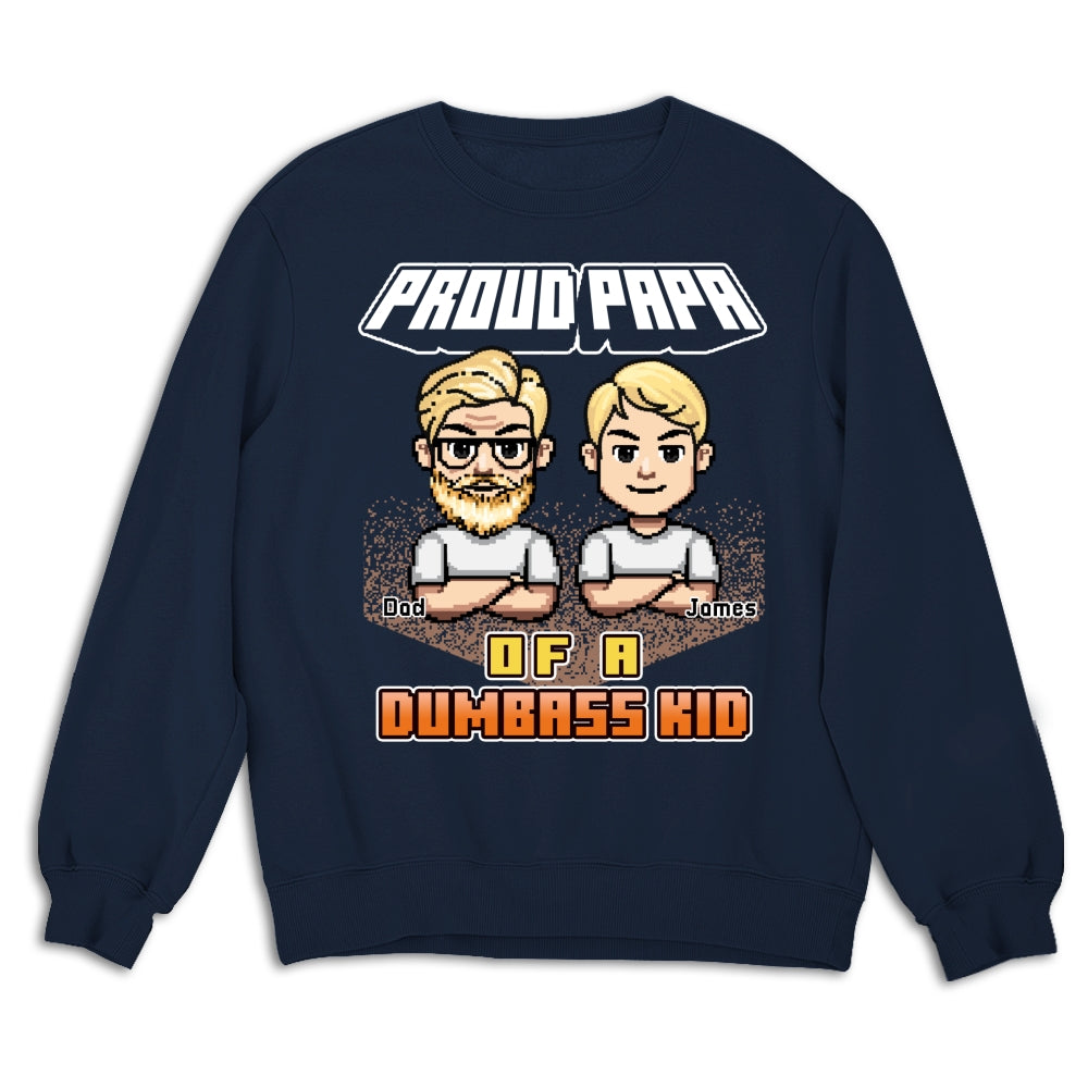 Custom Father's Day, Special Gift for Dad & Grandpa • Dumbass Kids Funny - Personalized Shirt