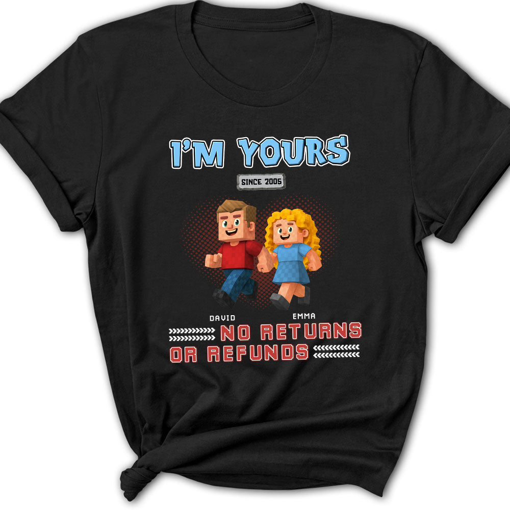 Custom Christmas Anniversary Keepsake Gifts For Husband • I Am Yours - Personalized Shirt