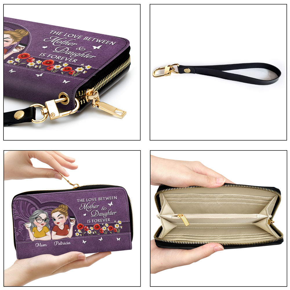 Remember I Love You Mom - Personalized Leather Wallet