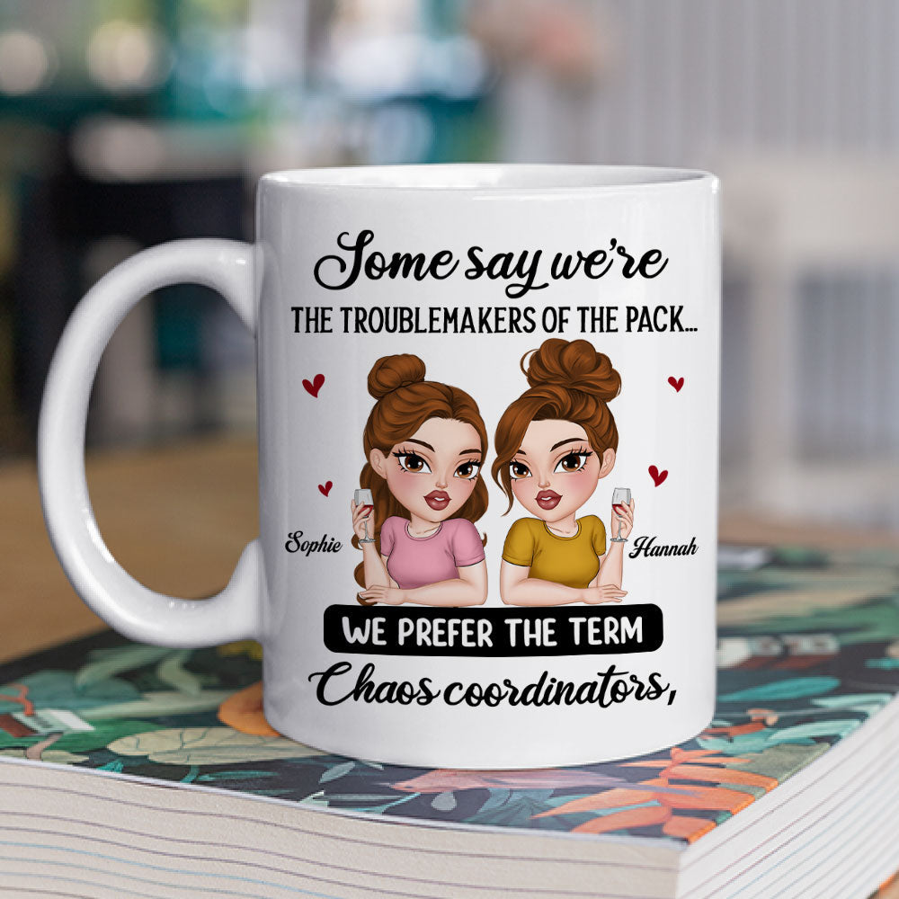 Custom Best Friend, Christmas & Birthday Friendship Keepsake Gift • Masterminds Of Delightful Disorder - Personalized Mug