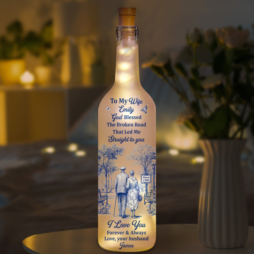 I Love You - Personalized Bottle Lamp