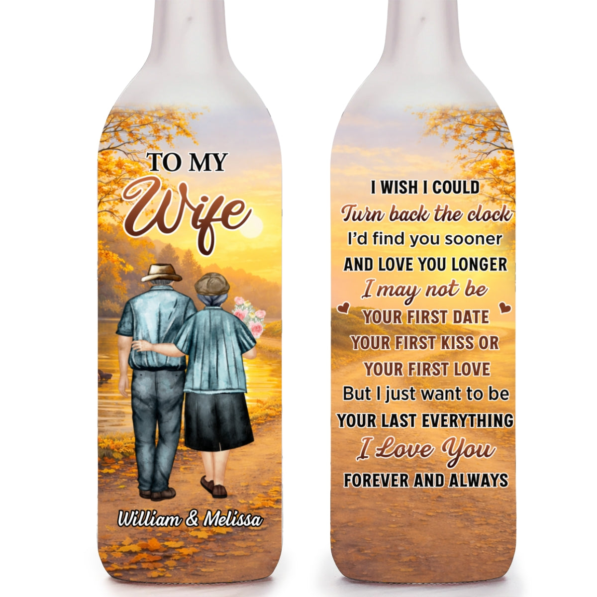 I Wish I Could - Personalized Bottle Lamp