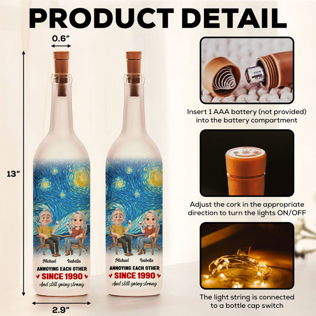 Keep This Love For Years - Personalized Bottle Lamp