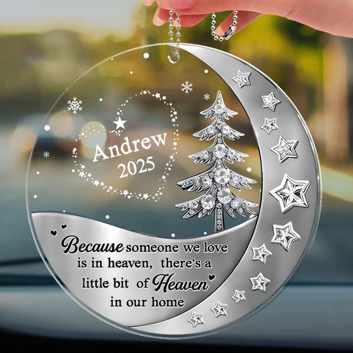 Not The Same Sky - Personalized 3D Effect Car Ornament