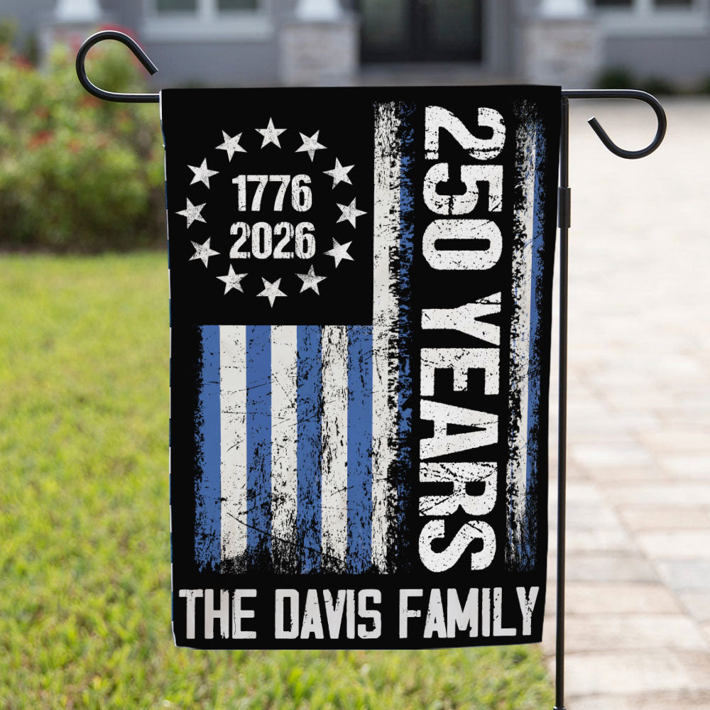 Liberty Lives In Our Home - Personalized Flag