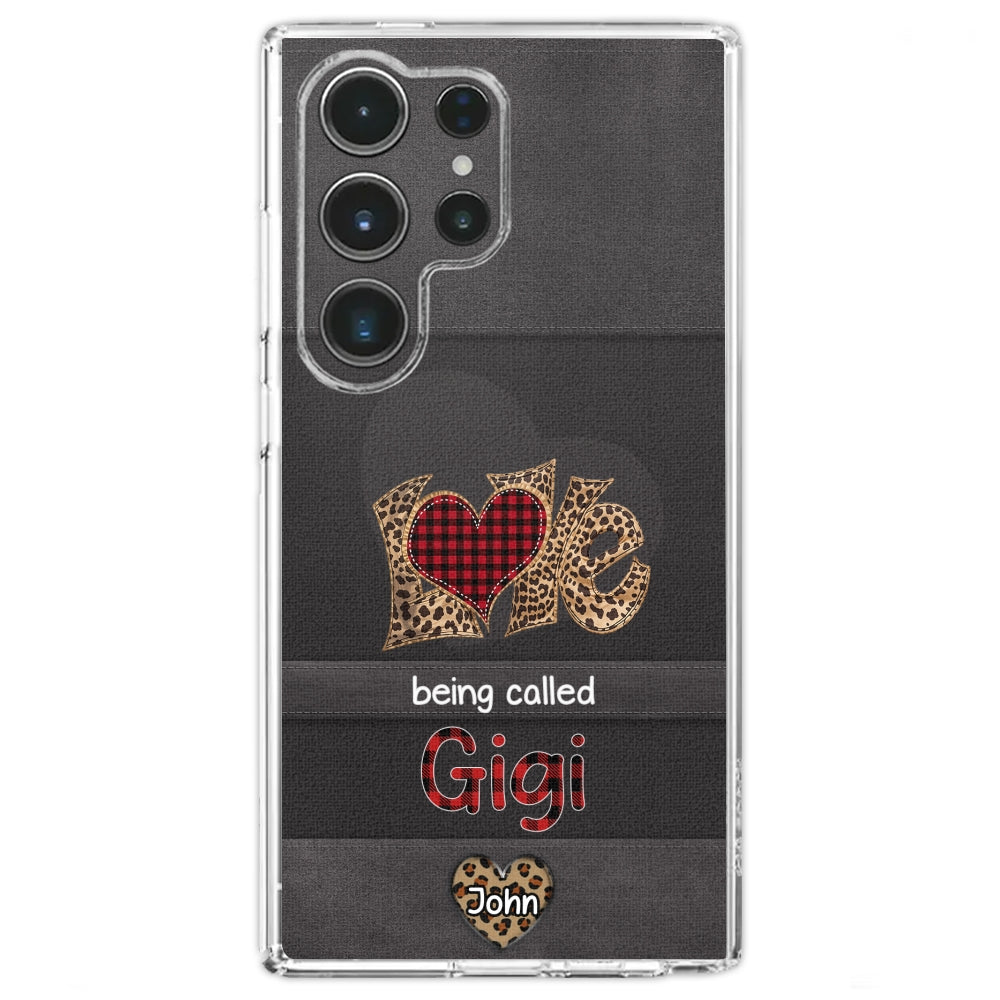 Love Being Called Grandma - Personalized Phone Case