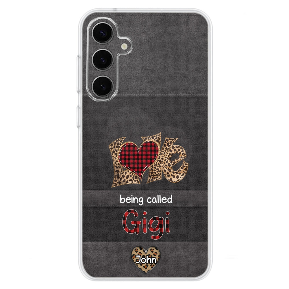 Love Being Called Grandma - Personalized Phone Case