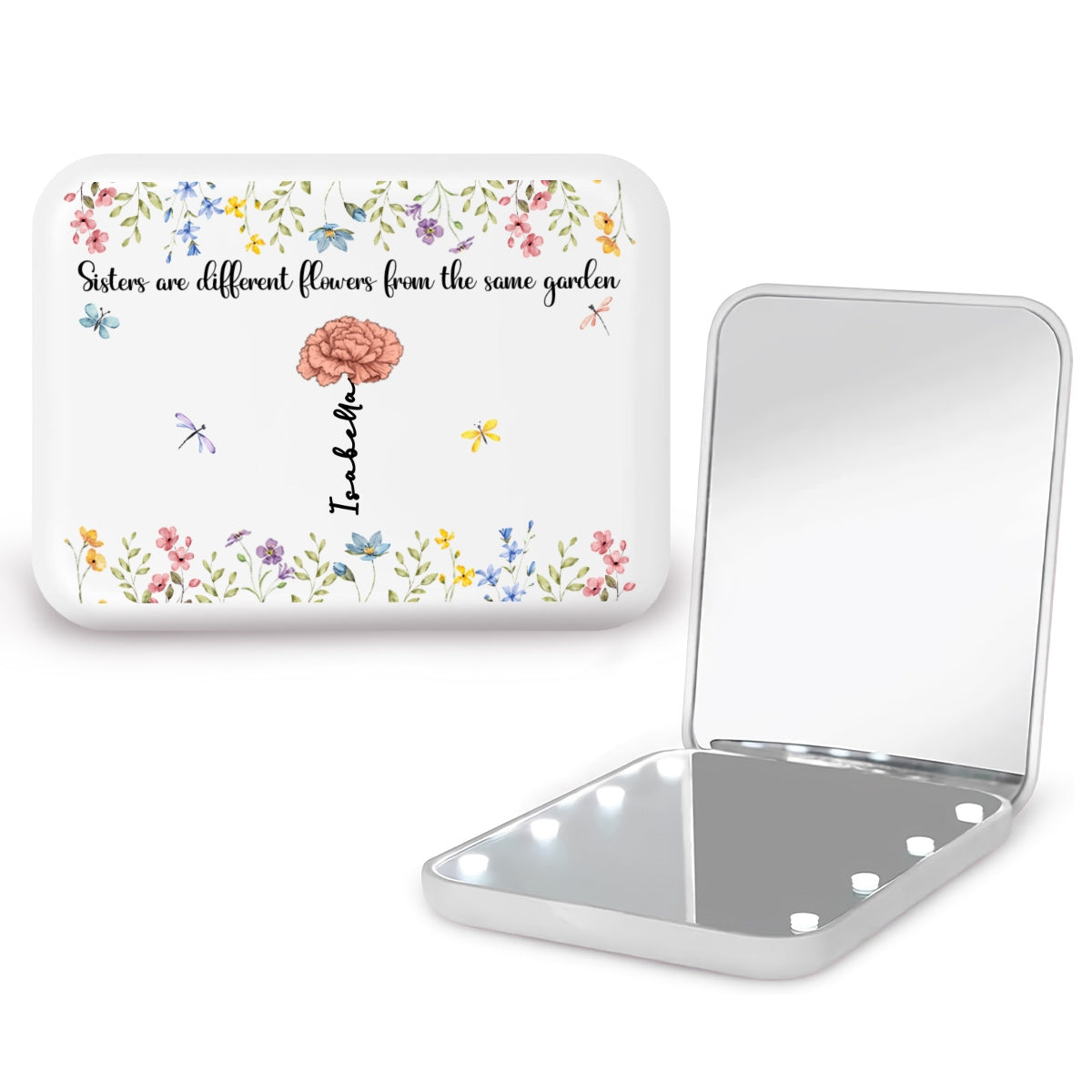 The Same Garden - Personalized LED Pocket Mirror