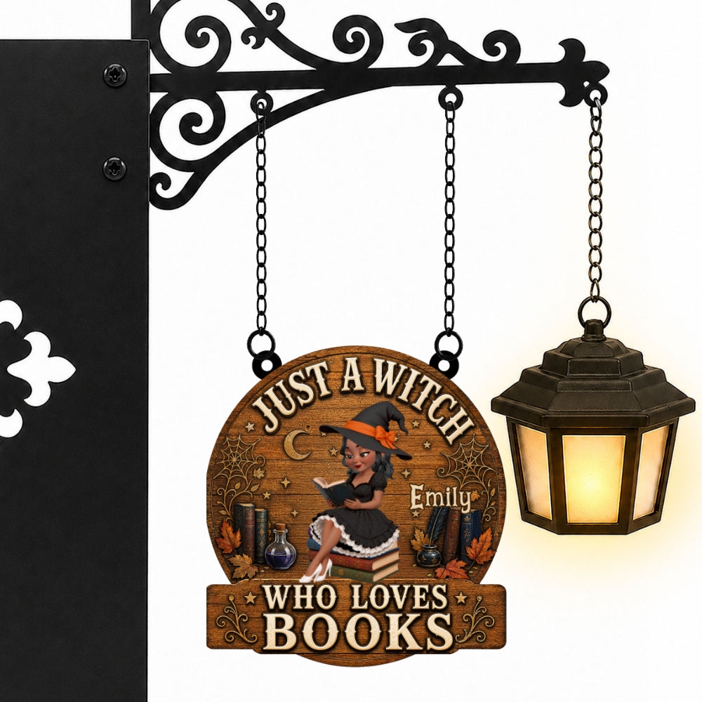 Lost In Books And Magic - Personalized Bookshelf Lantern Light Sign