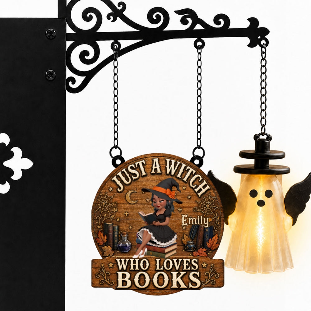 Lost In Books And Magic - Personalized Bookshelf Lantern Light Sign