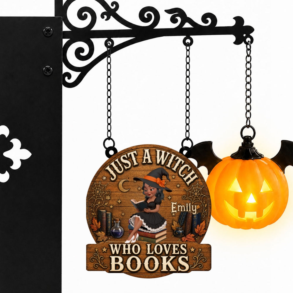 Lost In Books And Magic - Personalized Bookshelf Lantern Light Sign