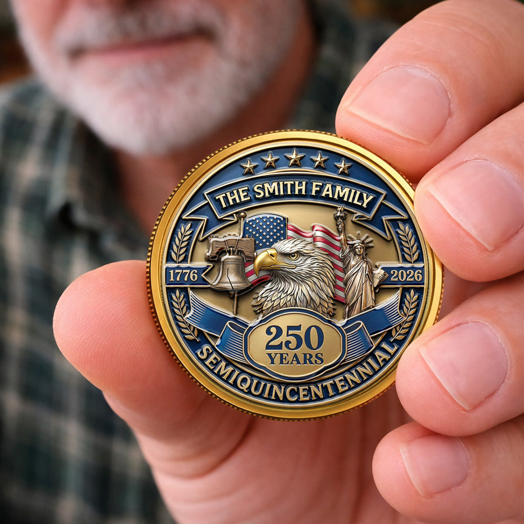 Semiquincentennial - Personalized Commemorative Keepsake Coin