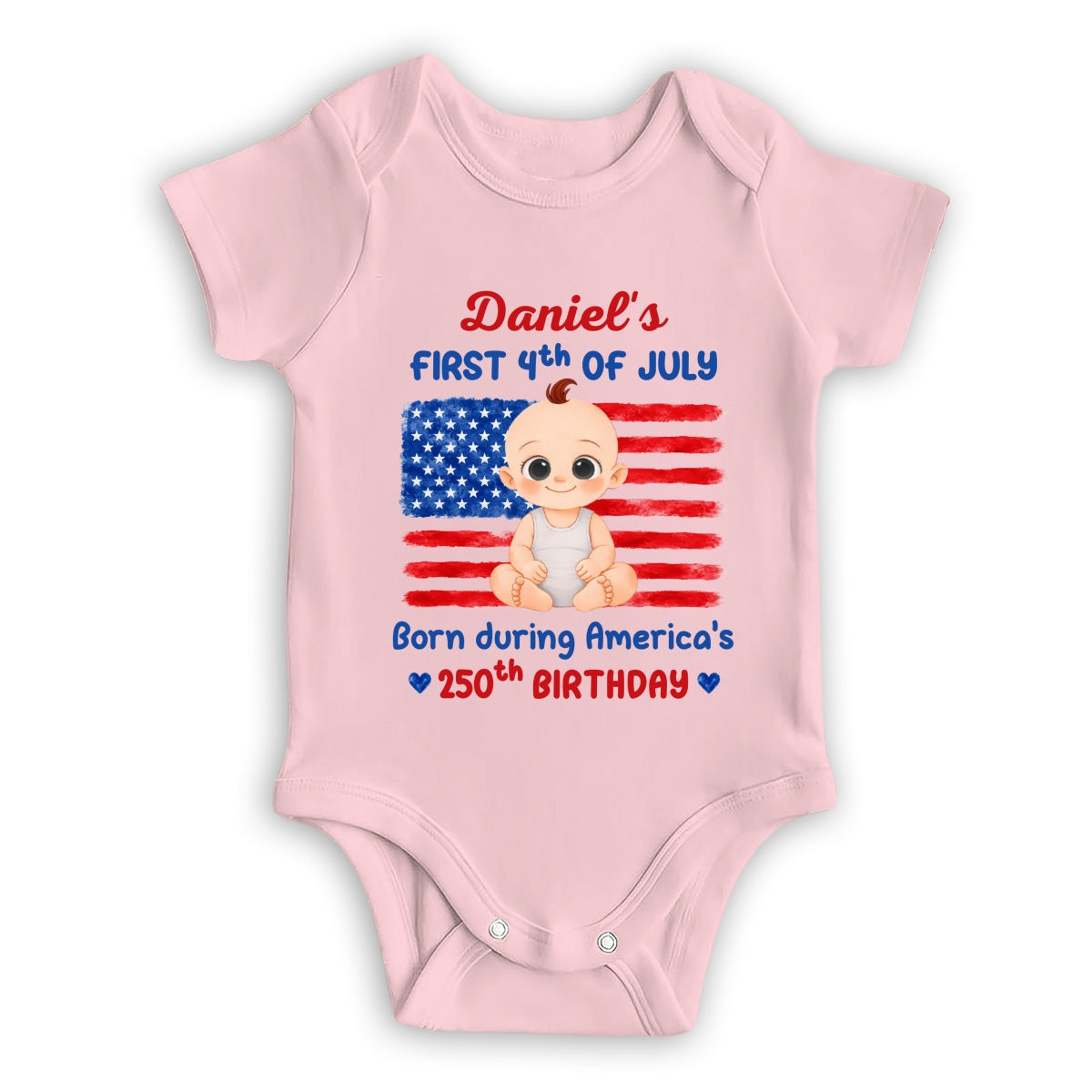 Baby First Freedom - Personalized Baby Onesie