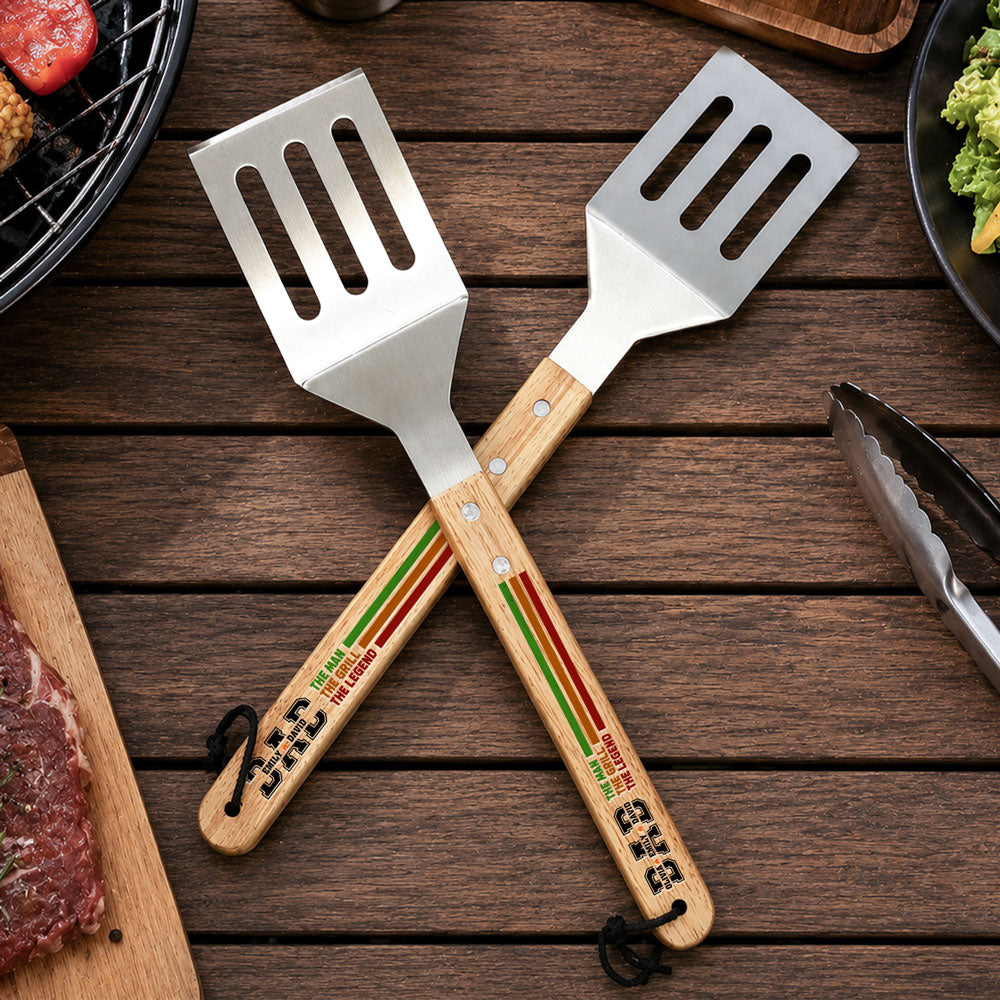 The Man The Grill The Legend - Personalized Grill Spatula