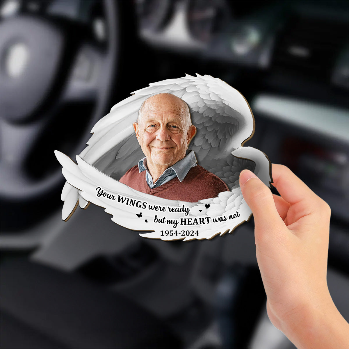 Always Beside You - Personalized Car Visor Clip