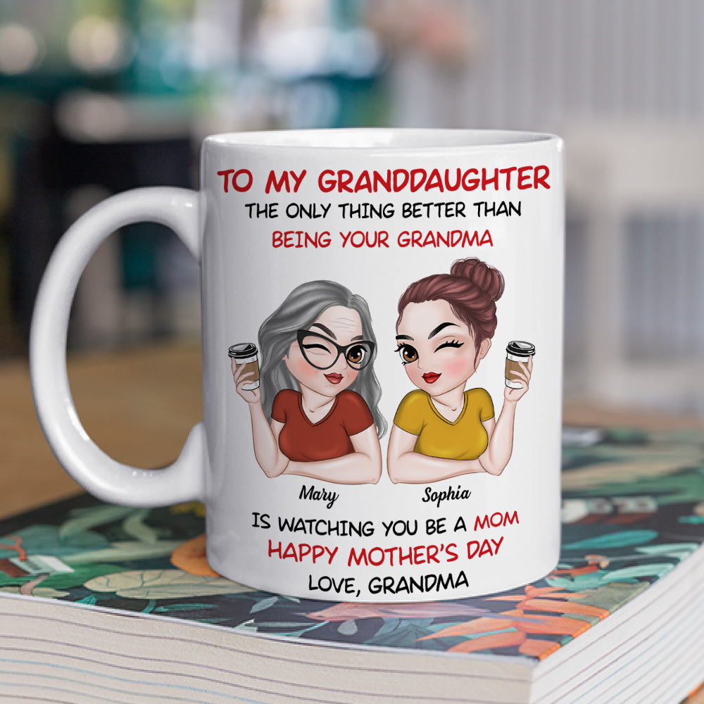 Custom Christmas & Birthday Gift For Grandma • To My Granddaughter - Personalized Coffee Mug