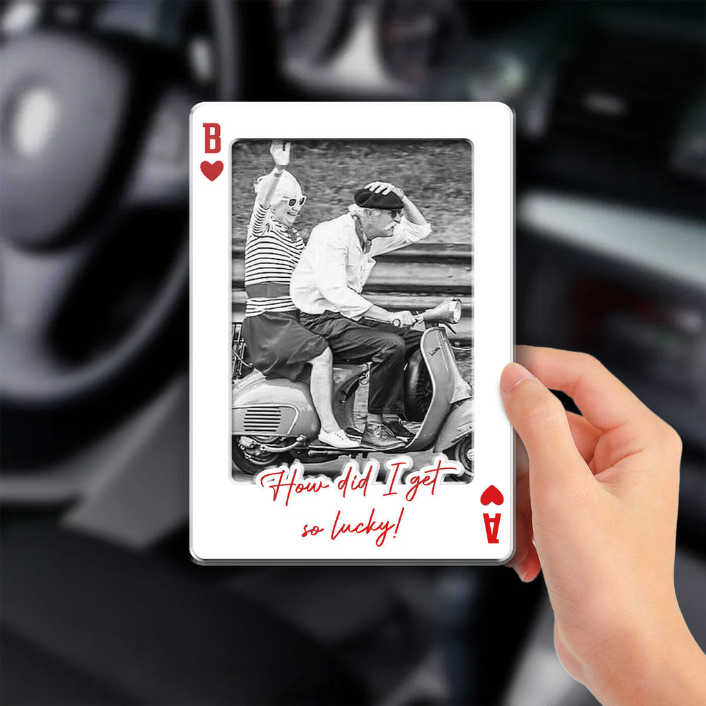 Drive Safe Handsome - Personalized Acrylic Car Visor Clip