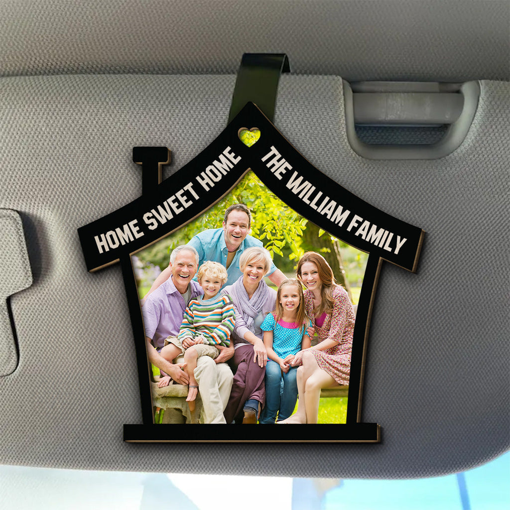 Home Is Where - Personalized Car Visor Clip