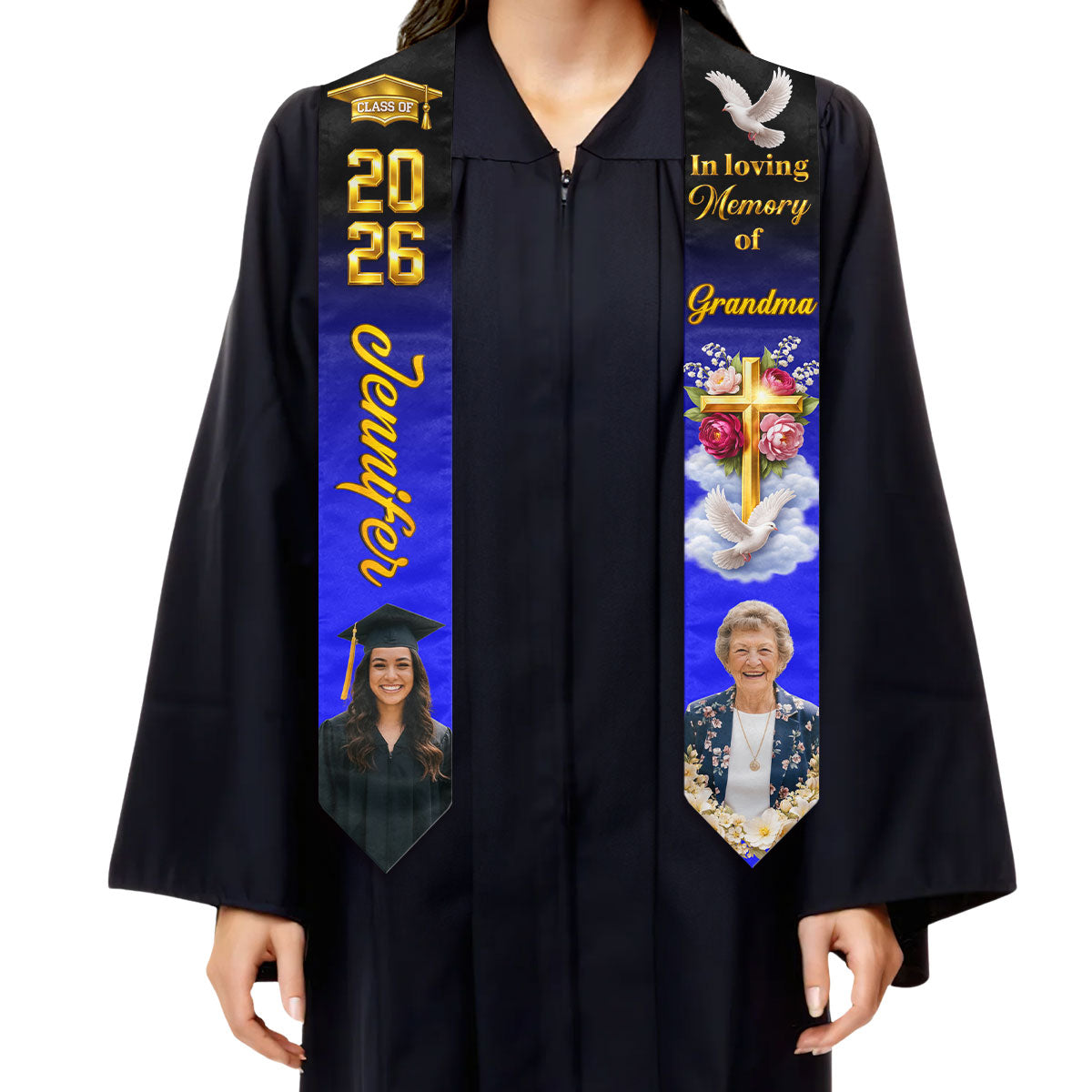 Always On My Mind - Personalized Graduation Stole