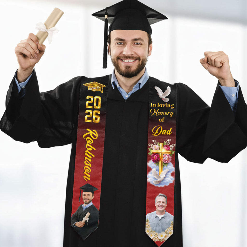 Always On My Mind - Personalized Graduation Stole