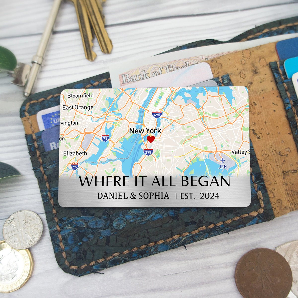 Where It All Began - Personalized Wallet Card