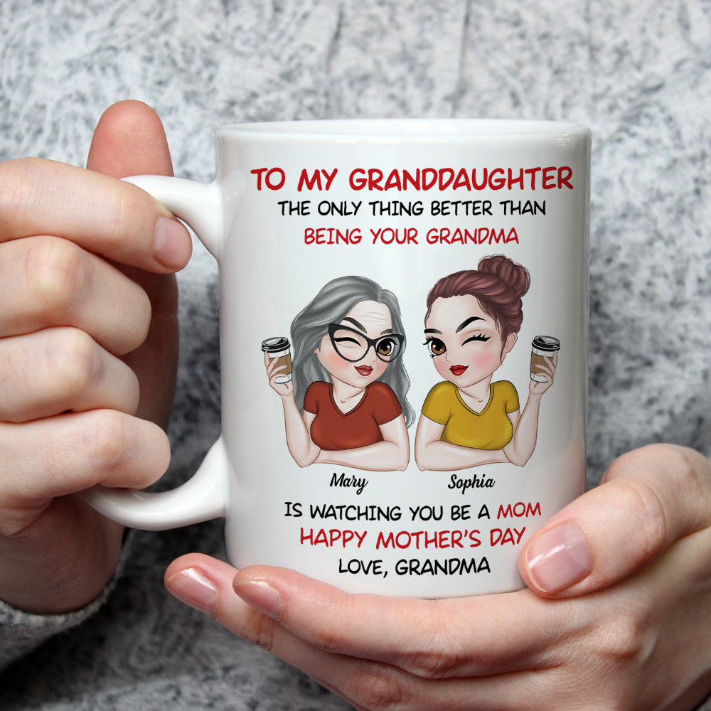 Custom Christmas & Birthday Gift For Grandma • To My Granddaughter - Personalized Coffee Mug