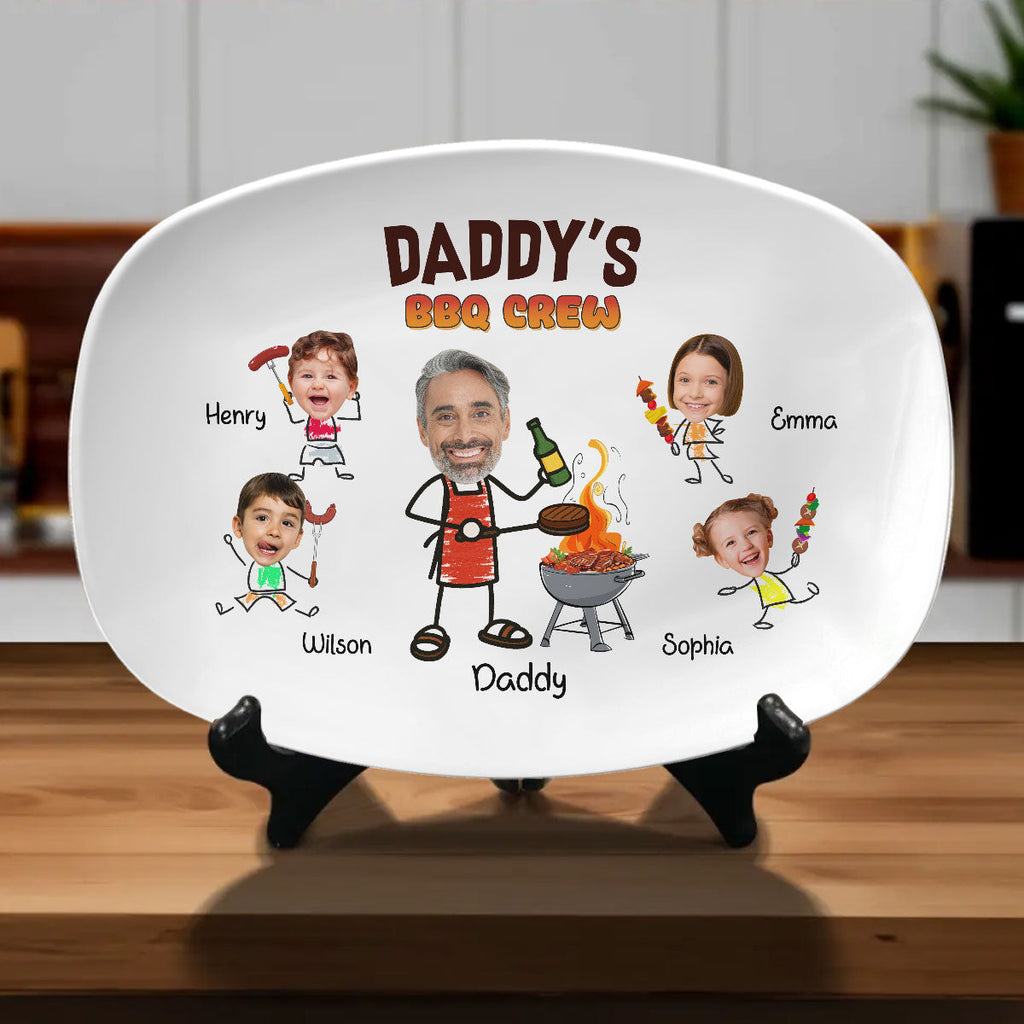 Dad Bbq Crew - Personalized Platter