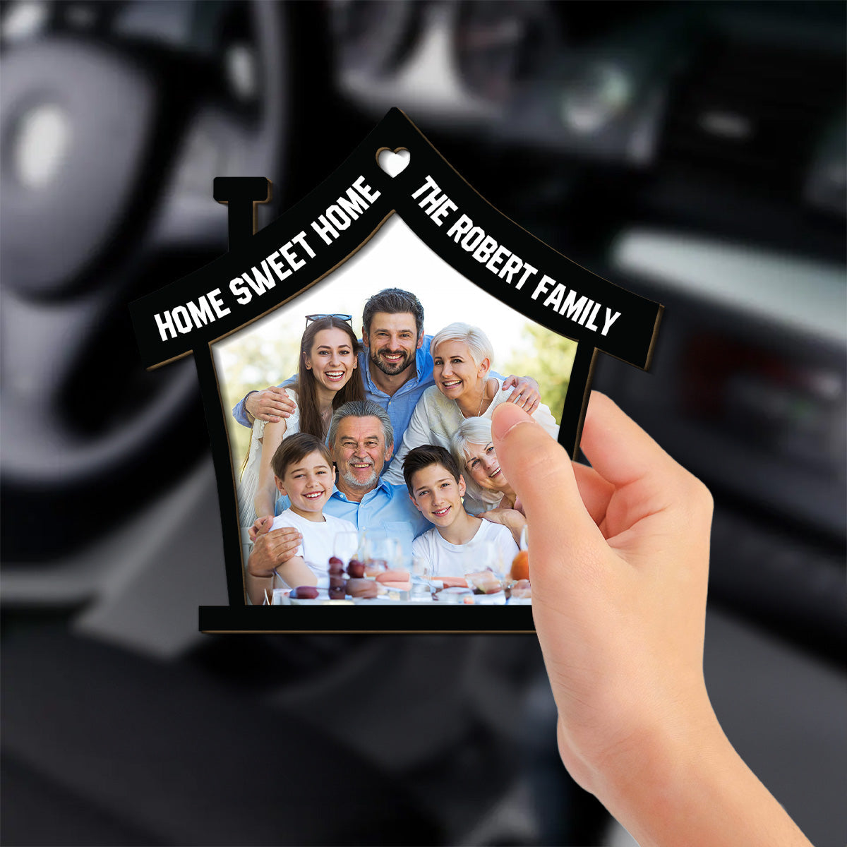 Home Is Where - Personalized Car Visor Clip