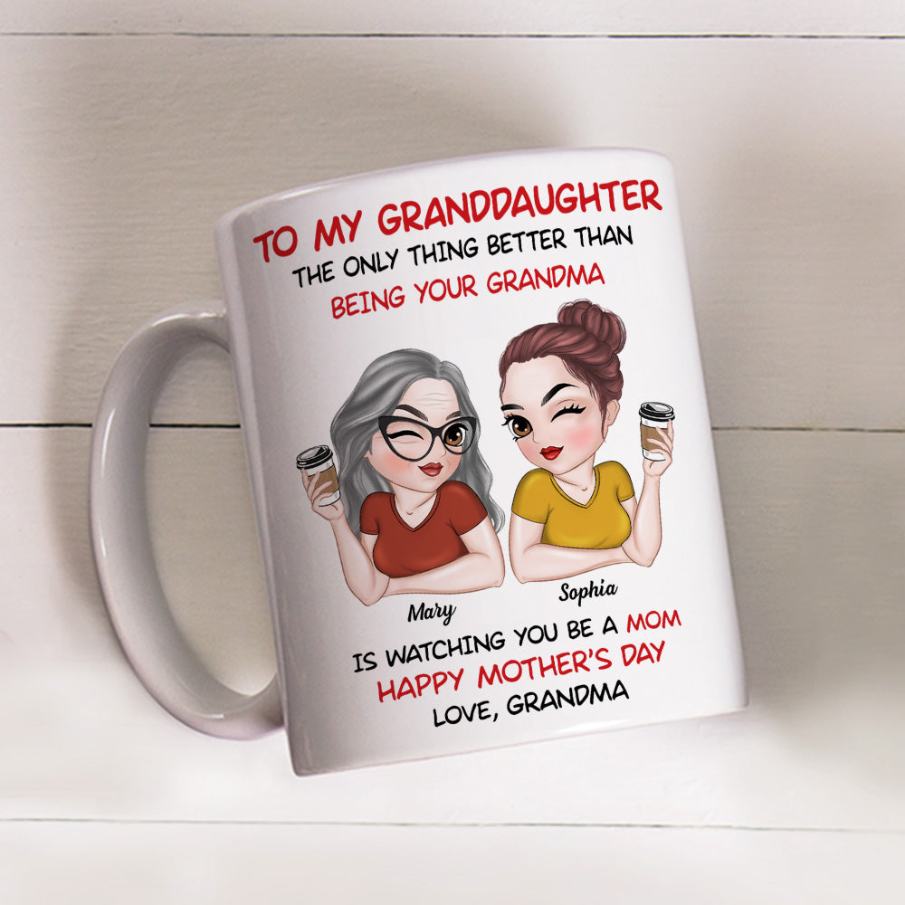 Custom Christmas & Birthday Gift For Grandma • To My Granddaughter - Personalized Coffee Mug