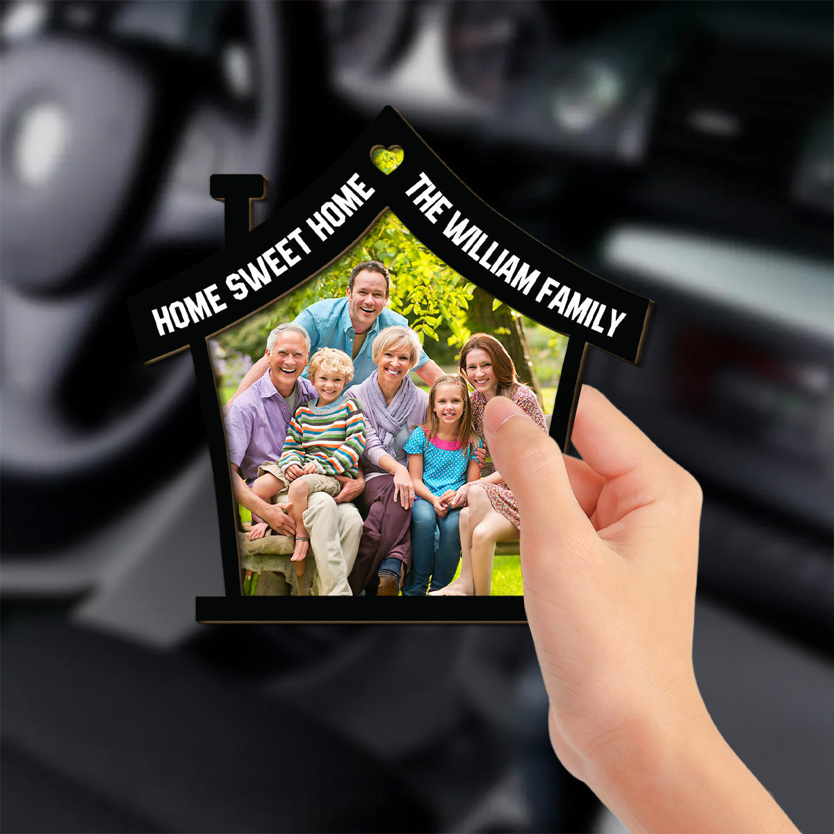 Home Is Where - Personalized Car Visor Clip