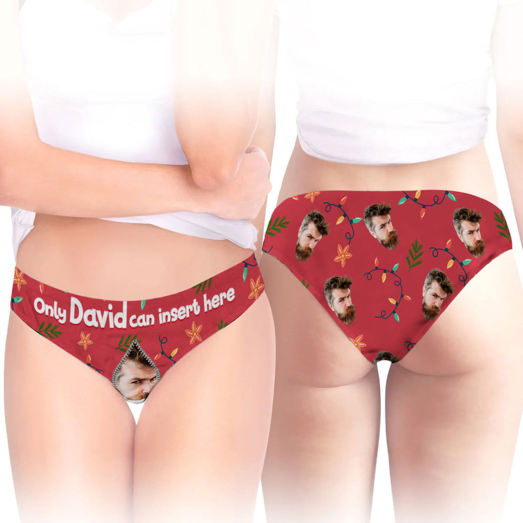 Naughty Christmas - Personalized Women Briefs