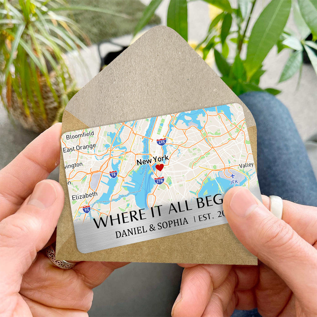 Where It All Began - Personalized Wallet Card