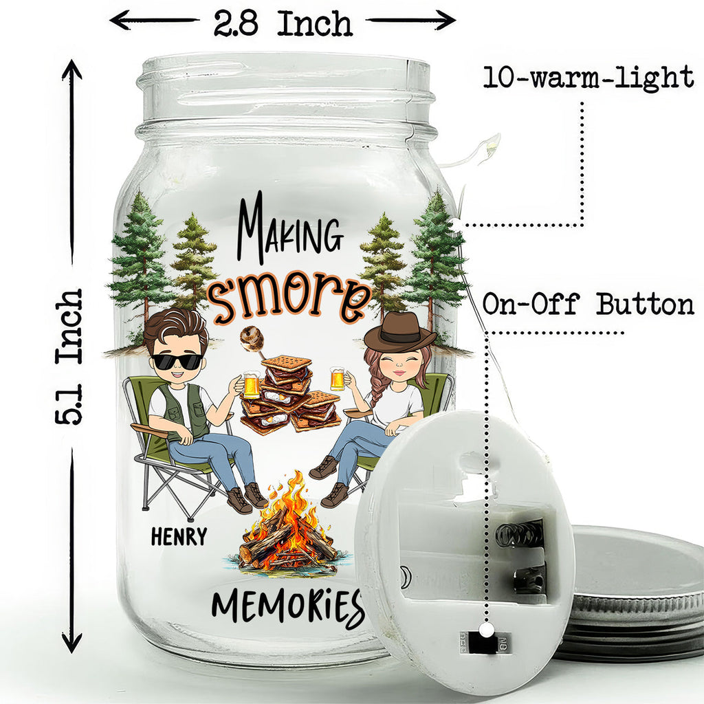 Making Smore Memories - Personalized Mason Jar Light