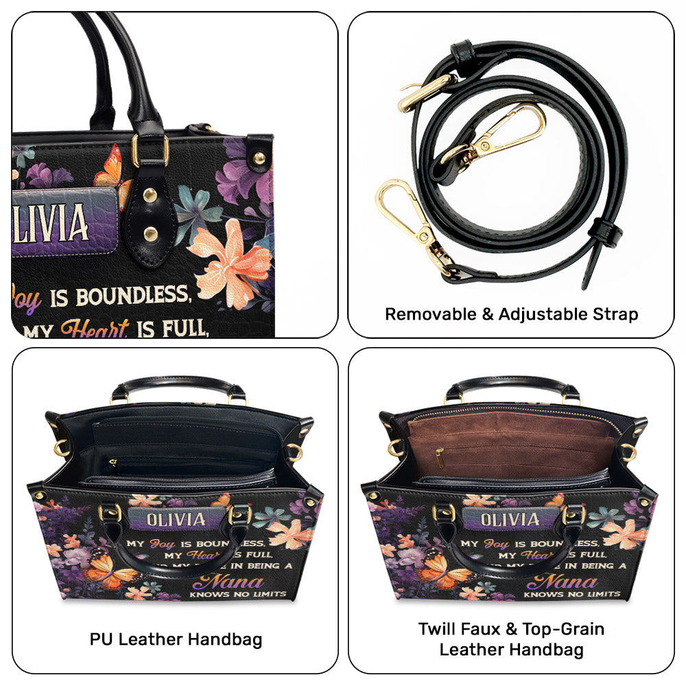Being A Grandma - Personalized Leather Bag