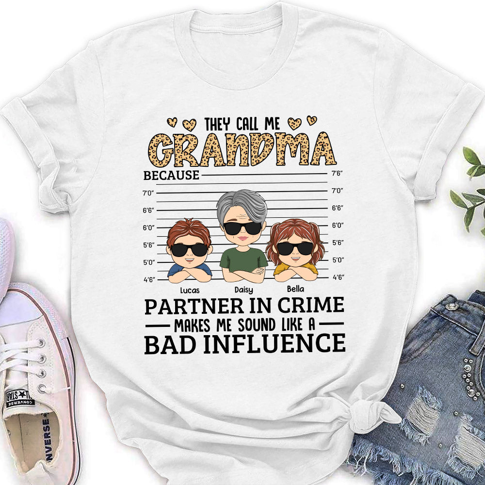 Custom Christmas & Birthday Gift for Grandma • They Call Me Grandma - Personalized Women's T-shirt