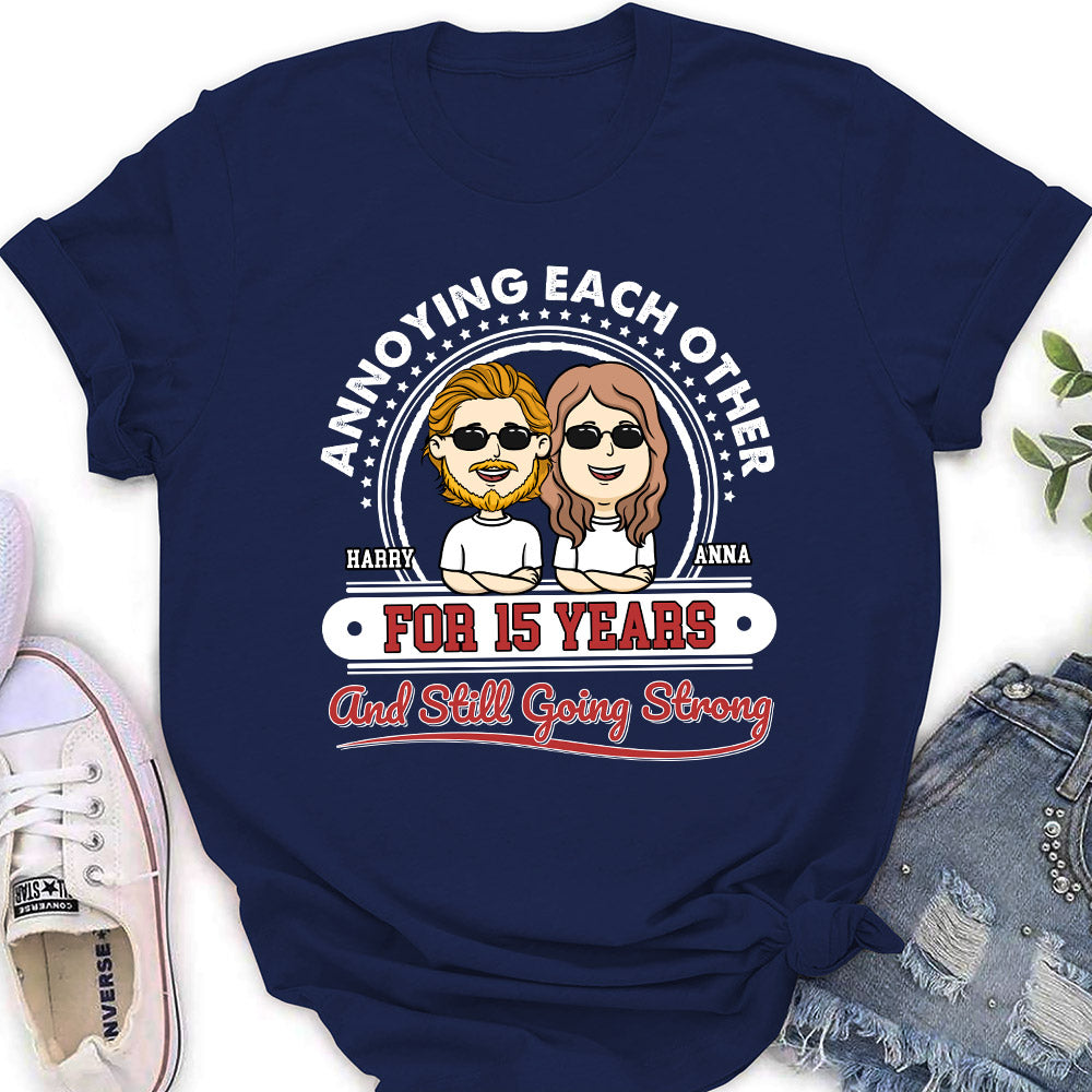 Custom Christmas Anniversary Keepsake Gifts For Wife • Annoying You - Personalized Women's T-shirt